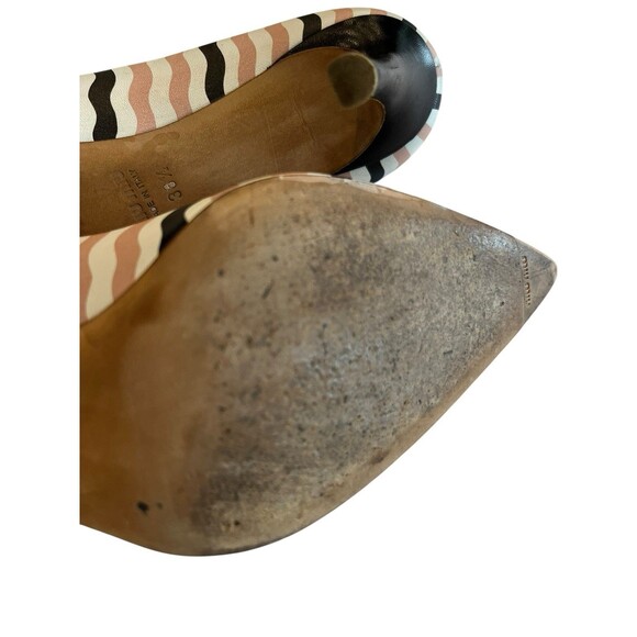 miu miu stiletto heel Pumps Pointed Toe Striped US Sz 8.5, EUR 38.5 pink… - Picture 9 of 9